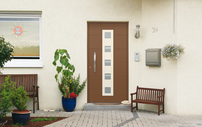 Porte sécurisée et isolante E-design de Kompotherm - installation dans le 77 