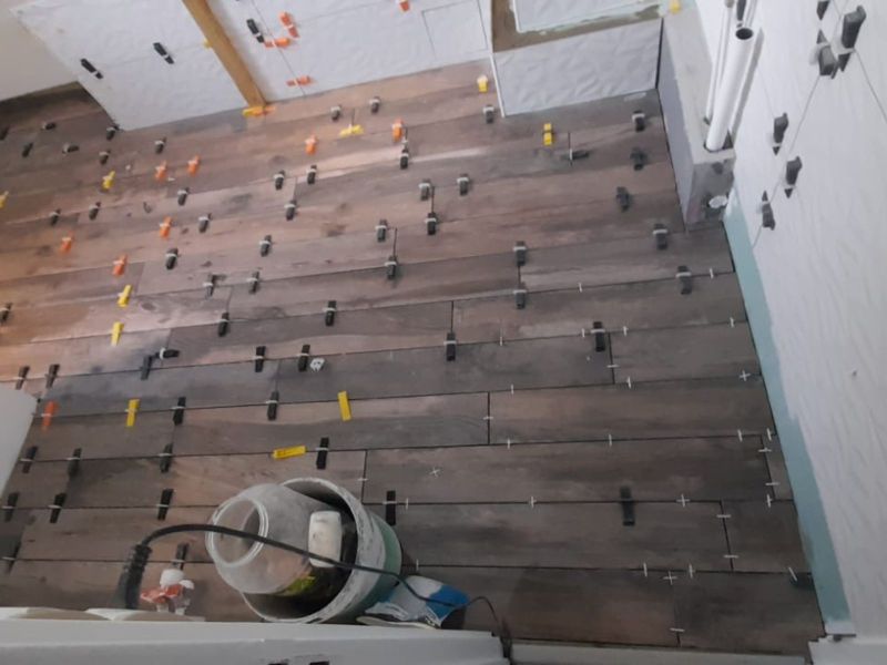 Pose de carrelages intérieurs