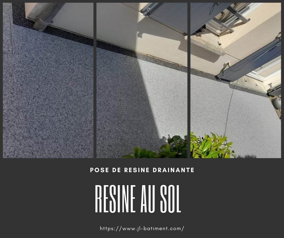 Revêtement drainant de sol exterieur Résinéo à Bussy-st-Georges